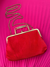 Load image into Gallery viewer, Pleated Red Purse
