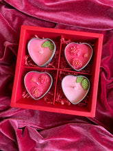 Load image into Gallery viewer, Heart Shaped Tea Lights -4 Pack
